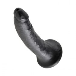 King Cock 7" dildó (18 cm - fekete)