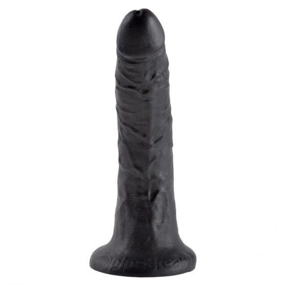 King Cock 7" dildó (18 cm - fekete)