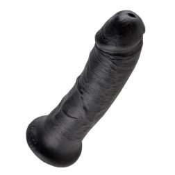 King Cock 8" dildó (20 cm - fekete)