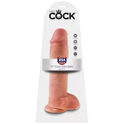 King Cock – 11" dildó herékkel (28 cm)