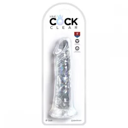 King Cock – Clear 8" dildó (20 cm)