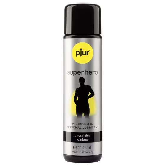 pjur – Superhero vízbázisú síkosító, vitalizáló hatással (100 ml) 
