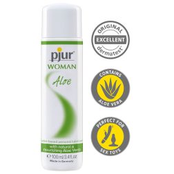   pjur Woman Aloe vízbázisú síkosító, Aloe Vera kivonattal (100 ml)