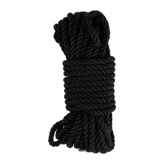 Pick & Love – No. 91 fekete, selyemhatású bondage kötél (10 m)