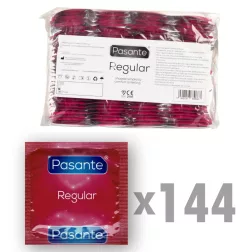   Pasante – Regular anatómiailag formázott óvszer (144 db)