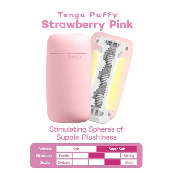Tenga Puffy maszturbátor (pink)