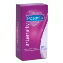   Pasante – Intensity redőzött és rücskös felületű óvszer (12 db)