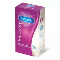   Pasante – Intensity redőzött és rücskös felületű óvszer (12 db)