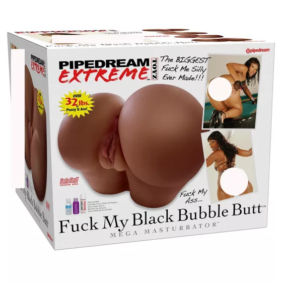 Fuck Me Silly Bubble Butt műpopsi (barna bőrszín)