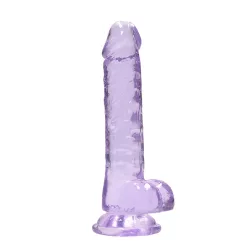   RealRock – realisztikus tapadótalpas dildó herékkel (17 cm)