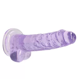   RealRock – realisztikus tapadótalpas dildó herékkel (17 cm)