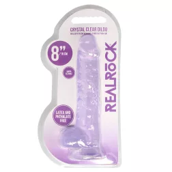   RealRock – realisztikus tapadótalpas dildó herékkel (19 cm)