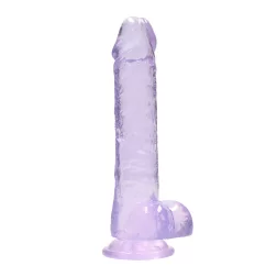   RealRock – realisztikus tapadótalpas dildó herékkel (19 cm)