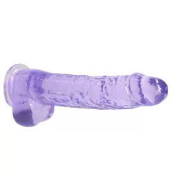   RealRock – realisztikus tapadótalpas dildó herékkel (22 cm)