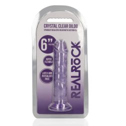   RealRock egyenes vonalvezetésű, realisztikus, tapadótalpas dildó (14,5 cm)