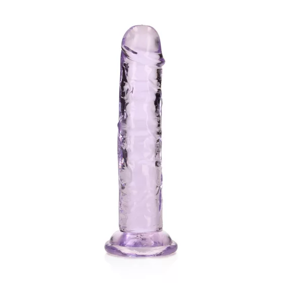 RealRock – egyenes vonalvezetésű realisztikus, tapadótalpas dildó (14,5 cm)