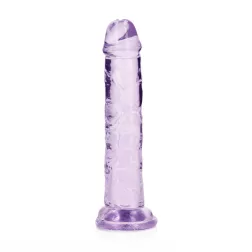   RealRock – egyenes vonalvezetésű realisztikus, tapadótalpas dildó (14,5 cm)