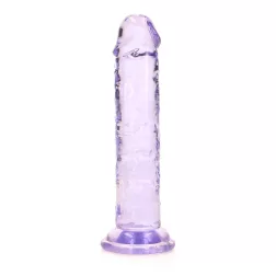   RealRock – egyenes vonalvezetésű realisztikus, tapadótalpas dildó (14,5 cm)