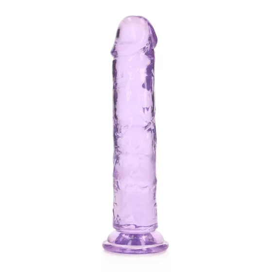 RealRock – egyenes vonalvezetésű realisztikus, tapadótalpas dildó (18 cm)