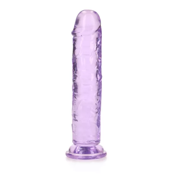 RealRock – egyenes vonalvezetésű realisztikus, tapadótalpas dildó (18 cm)
