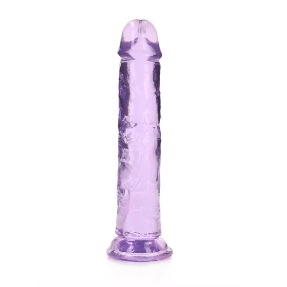 RealRock – egyenes vonalvezetésű realisztikus, tapadótalpas dildó (18 cm)