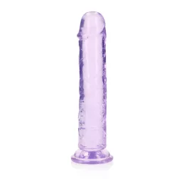   RealRock – egyenes vonalvezetésű realisztikus, tapadótalpas dildó (20 cm)