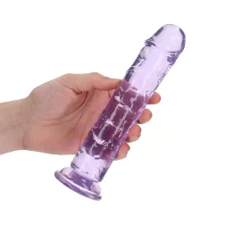   RealRock – egyenes vonalvezetésű realisztikus, tapadótalpas dildó (20 cm)