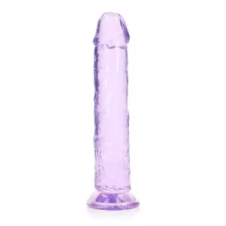   RealRock – egyenes vonalvezetésű realisztikus, tapadótalpas dildó (23 cm)