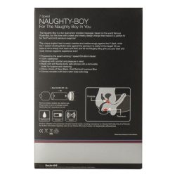   Rocks-Off Naughty Boy prosztatadildó és perineum vibrátor (fekete)