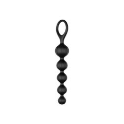 Satisfyer Beads 2 db anál gyöngysor (fekete)