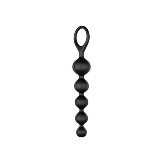 Satisfyer Beads 2 db anál gyöngysor (fekete)