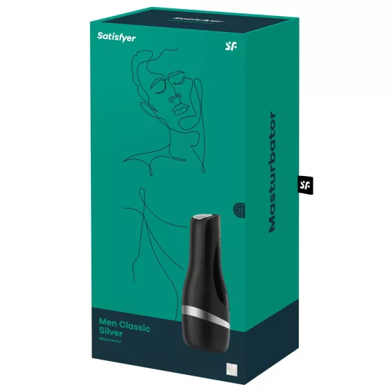 Satisfyer Men Classic maszturbátor (ezüst)