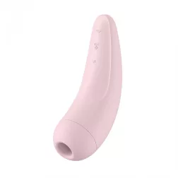   Satisfyer Curvy 2+ léghullámos csiklóizgató, vibrációval (rózsaszín) (APP-os)