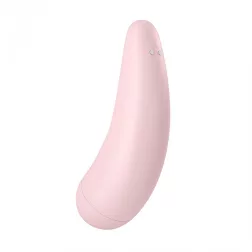   Satisfyer Curvy 2+ léghullámos csiklóizgató, vibrációval (rózsaszín) (APP-os)