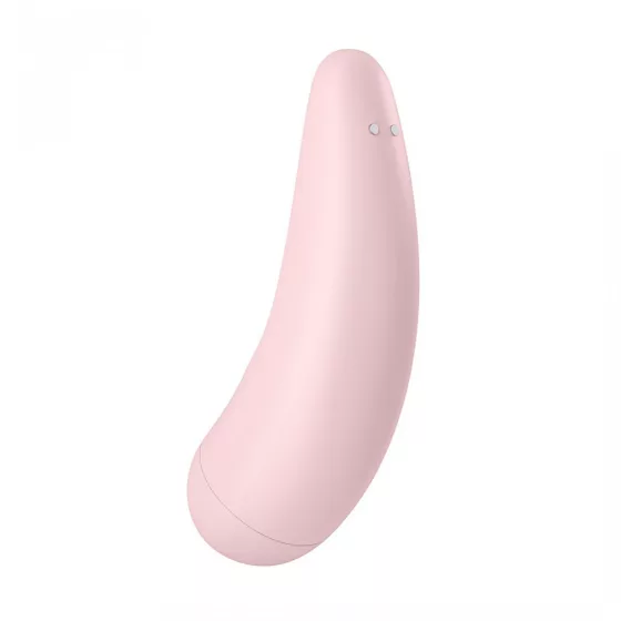Satisfyer Curvy 2+ léghullámos csiklóizgató, vibrációval (rózsaszín) (APP-os)