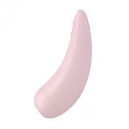   Satisfyer Curvy 2+ léghullámos csiklóizgató, vibrációval (rózsaszín) (APP-os)