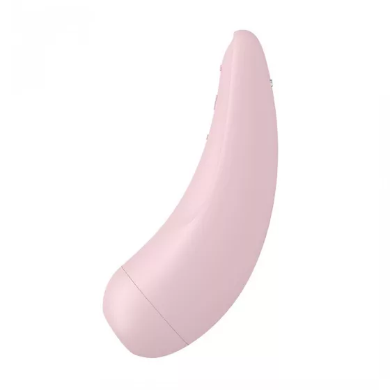 Satisfyer Curvy 2+ léghullámos csiklóizgató, vibrációval (rózsaszín) (APP-os)