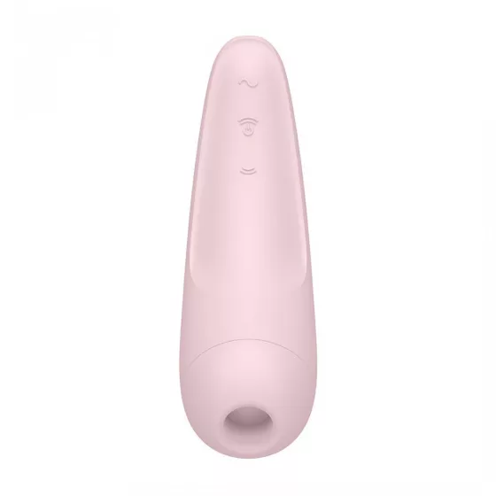 Satisfyer Curvy 2+ léghullámos csiklóizgató, vibrációval (rózsaszín) (APP-os)