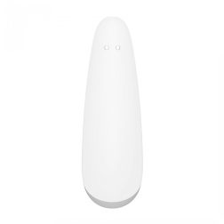   Satisfyer Curvy 2+ léghullámos csiklóizgató, vibrációval (fehér) (APP-os)