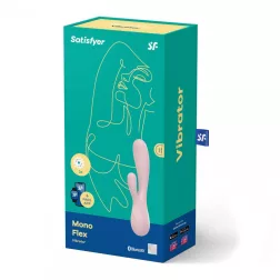 Satisfyer Mono Flex klitoriszágas vibrátor (pink) (APP-os)