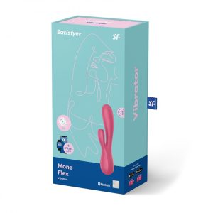 Satisfyer Mono Flex klitoriszágas vibrátor (piros) (APP-os)