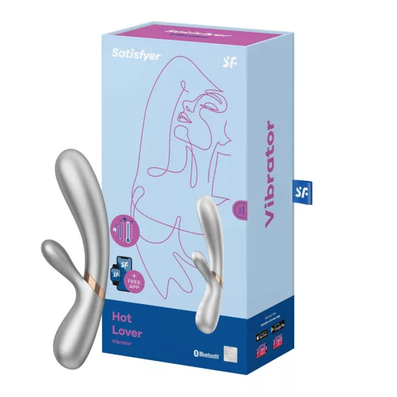 Satisfyer Hot Lover klitoriszágas okos vibrátor (ezüst) (APP-os)