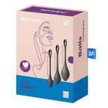   Satisfyer Yoni Power 2. három darabos, intim-izomzat regeneráló készlet (fekete)