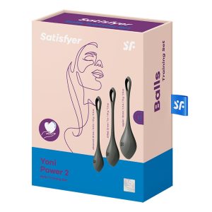Satisfyer Yoni Power 2. három darabos, intim-izomzat regeneráló készlet (fekete) Satisfyer Yoni Power 2. három darabos, intim-izomzat regeneráló készlet (fekete)