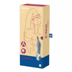 Satisfyer A-Mazing 2. kétmotoros vibrátor (szürke).