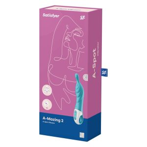 Satisfyer A-Mazing 2. kétmotoros vibrátor (kék)