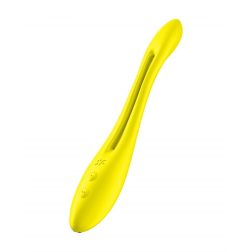   Satisfyer Elastic Game flexibilis szárú duplavibrátor (sárga)