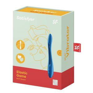 Satisfyer Elastic Game flexibilis szárú duplavibrátor (kék)