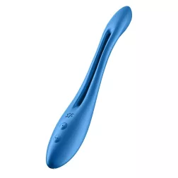   Satisfyer – Elastic Game flexibilis szárú duplavibrátor (kék)