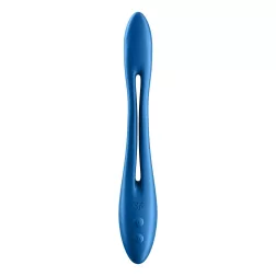   Satisfyer – Elastic Game flexibilis szárú duplavibrátor (kék)